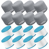 Beckacher pack frontal mostrando 8 filtros y 8 fundas para mantenimiento fácil