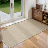 BEISIFLOOR felpudo frontal beige que mantiene la entrada limpia