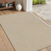 BEISIFLOOR felpudo frontal mostrando diseño espiga y aspecto limpio