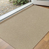 BEISIFLOOR felpudo frontal khaki mostrando diseño y limpieza