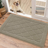 BEQHAUSE felpudo frontal beige mantiene entrada limpia