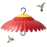 beserie domo frontal rojo mostrando protección contra lluvia y sol