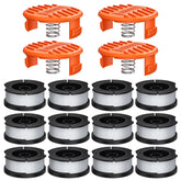 Bessport paquete frontal con 12 spools y 4 tapas, suministro continuo