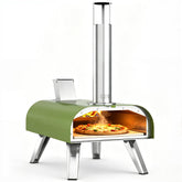 BIG HORN vista frontal del horno mostrando puerta y diseño portátil, facilita cocción rápida