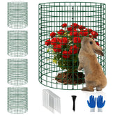 Bigwish vista frontal del kit de 4 jaulas mostrando componentes y facilidad