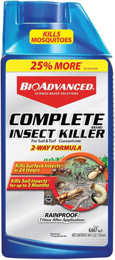 BioAdvanced frente de botella 40 oz mostrando tamaño y diseño para rendimiento