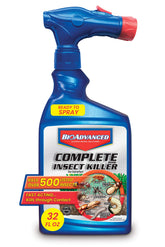 BioAdvanced botella frontal 32 oz mostrando diseño y tamaño, control eficaz