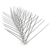 Bird-X vista frontal de tira de pinchos protegiendo borde, protección duradera