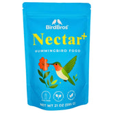 BIRDBROS paquete frontal mostrando Nectar+ y beneficio de mezcla rápida