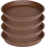 Bleuhome plato frontal chocolate mostrando diseño y beneficio de contención de agua
