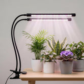 Bloom Lume vista frontal con clip mostrando montaje fácil y ahorro energético