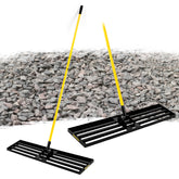 BlumeTrec vista frontal del rastrillo con placa amplia mostrando robustez