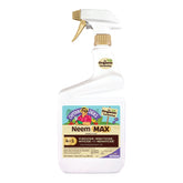Bonide Captain Jack's Neem Max frente del envase mostrando botella lista para usar
