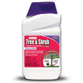 Envase Bonide Annual Tree & Shrub visto de frente mostrando la etiqueta y beneficios