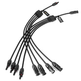 BougeRV conector en Y frontal mostrando puertos y diseño robusto para conexiones confiables