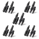 BougeRV conector en Y frontal mostrando conexiones seguras