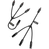 BougeRV conector en Y vista frontal con ensamblaje seguro