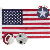 Bradford vista frontal de la bandera grande 10x15 ft, impacto visual duradero