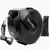 BreezeReel frontal montado mostrando orden y fácil acceso