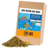 Buff Clucks bolsa 20 lb mostrando el empaque y la marca, ideal para almacenaje