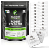 BugBarrier empaque frontal pack de 20 pouches protege espacios