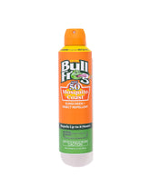 Bullfrog envase frontal con SPF 50 y repelente dos en uno, protección práctica