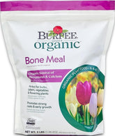 Burpee envase frontal de Bone Meal mostrando etiqueta y beneficio orgánico