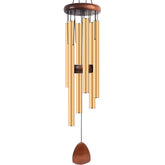 Bursvik campana de viento frontal mostrando diseño dorado y elegante