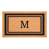 Calloway Mills felpudo frontal con monograma M que da bienvenida elegante