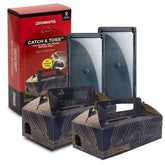 Catchmaster vista frontal de la caja cubierta, aspecto discreto y protección