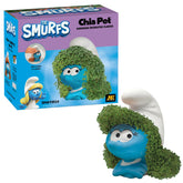 Chia Smurfette frontal mostrando cerámica y semillas para decoración divertida