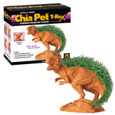 Chia T‑Rex vista frontal mostrando figura cerámica y potencial verde