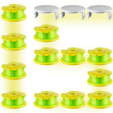 Chway paquete frontal con 12 carretes y 3 tapas, repuestos duraderos
