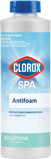 CLOROX Pool&Spa bote frontal mostrando etiqueta clara y uso fácil