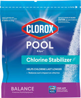 Clorox Pool&Spa frente del envase mostrando presentación y duración del cloro