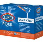 CLOROX Pool&Spa paquete frontal mostrando 12 unidades y claridad