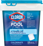 Clorox Pool&Spa envase 5 lb mostrando el diseño y facilidad de almacenamiento