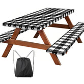 Clothclose vista frontal de la funda de mesa protegiendo superficie