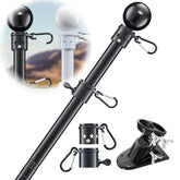 cogardenshower mástil frente empaquetado mostrando kit completo y robustez