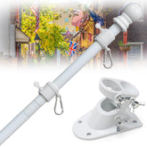 cogardenshower mástil frontal empaquetado muestra durabilidad