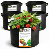 COKIELE pack de 5 bolsas de cultivo mostrando frontales y diseño resistente