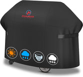 M COMNOVA OUTDOORS funda frontal cubriendo parrilla Weber, protección contra lluvia