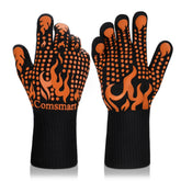 Comsmart guantes frontal mostrando diseño y color naranja, protección fiable