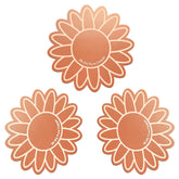 Conderyang disco girasol frontal mostrando diseño decorativo y atractivo