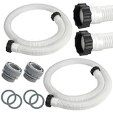 Conderyang pack frontal con dos mangueras blancas transparentes mostrando longitud