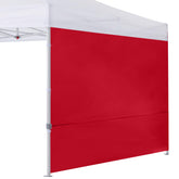 COOSHADE panel frontal rojo mostrando protección y color vibrante