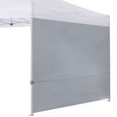 COOSHADE vista frontal del panel lateral gris mostrando cobertura y diseño práctico