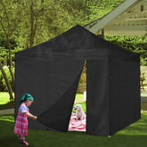 COOSHADE panel lateral frontal mostrando cierre y protección UV