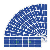 coospider-repta empaque frontal con 10 placas adhesivas, rápido recambio