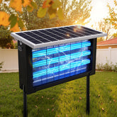 coospider-repta frontal del zapper solar mostrando diseño y beneficio de cobertura amplia
